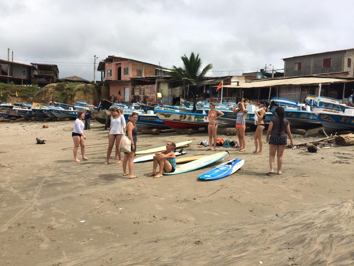 Hostal Puerto Engabao "El Surf Shelter" Eksteriør bilde